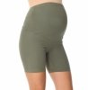 Super wygodne krótkie legginsy spodenki ciążowe M012 khaki